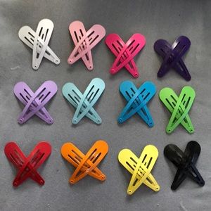 ✨12 rainbow hair clips